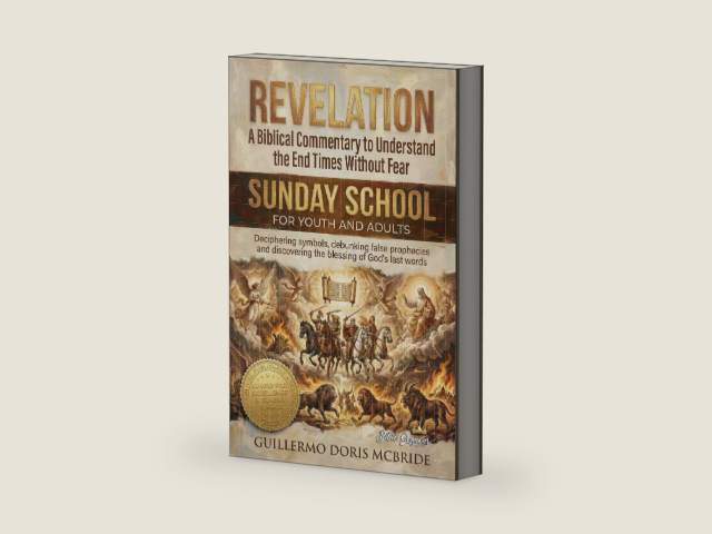 Revelation - A Biblical Commentary to Understand the End Times Without Fear: Deciphering symbols, Debungking False Prophrcies and Discovering the Blessing of God's Last Words (Sunday School Book 1) by Guillermo Doris McBride | barcode:9798295657597 | source:'9798295657597-right-three-quarter.jpg