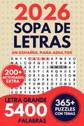 2026 Sopa De Letras En Español Para Adultos Letra Grande (Spanish Edition) by Hiba Jazmín | barcode:9798296309167 | source:'9798296309167.jpg