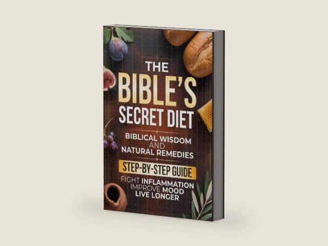 The Bible’s Secret Diet: A Step-by-Step Guide to Live Longer, Fight Inflammation, Improve Mood, and Regain Your Health with Biblical Wisdom and Natural Remedies by Lydia A. Hartwell | barcode:9798296543608 | source:'9798296543608-right-three-quarter.jpg