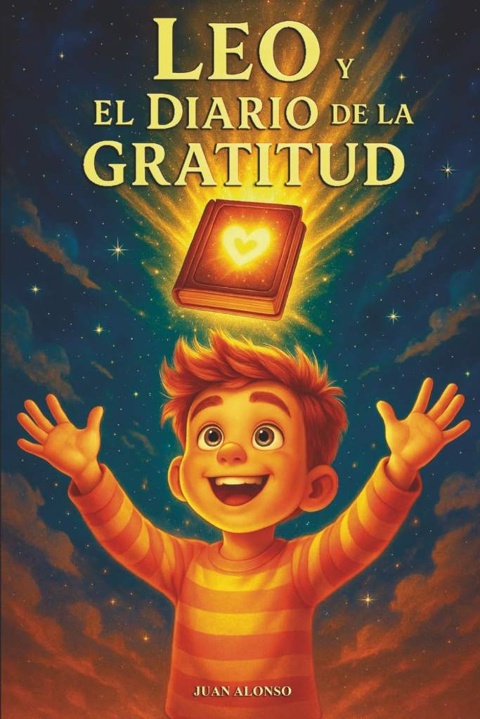 Leo y el Diario de la Gratitud: Un cuento infantil para potenciar inteligencia emocional, autoestima, felicidad, positividad y fuerza interior (Spanish Edition) by Sr Juan Alonso | barcode:9798299138122 | source:'9798299138122.jpg