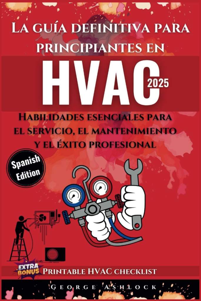 La guía definitiva para principiantes en HVAC: Habilidades esenciales para el servicio, el mantenimiento y el éxito profesional (Spanish Edition) by George Ashlock | barcode:9798301177040 | source:'9798301177040.jpg