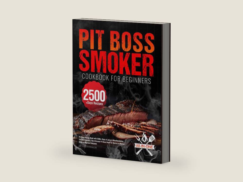 Pit Boss Smoker Cookbook for Beginners: Pit Boss Recipe Book with 2500+ Days of Juicy & Mouthwatering Smoker Recipes | The Ultimate Pit Boss Book for Novice to Master Bible to Impress Everyone by Kathleen Stenson | barcode:9798301633287 | source:'9798301633287-right-three-quarter.jpg