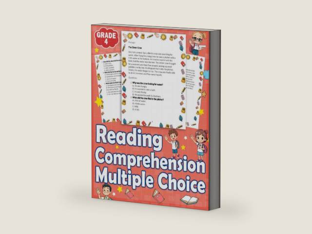 Reading Comprehension Multiple Choice Grade 4: Boost Skills with Engaging Passages, Fun Practice Questions, and Key Strategies for Success by Cristine Danita | barcode:9798301741043 | source:'9798301741043-right-three-quarter.jpg