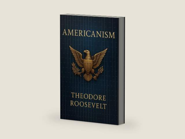 Americanism (Large Print Edition): The Principles of American Identity and National Unity in Politics, Culture, and Citizenship by Theodore Roosevelt | barcode:9798308755470 | source:'9798308755470-right-three-quarter.jpg