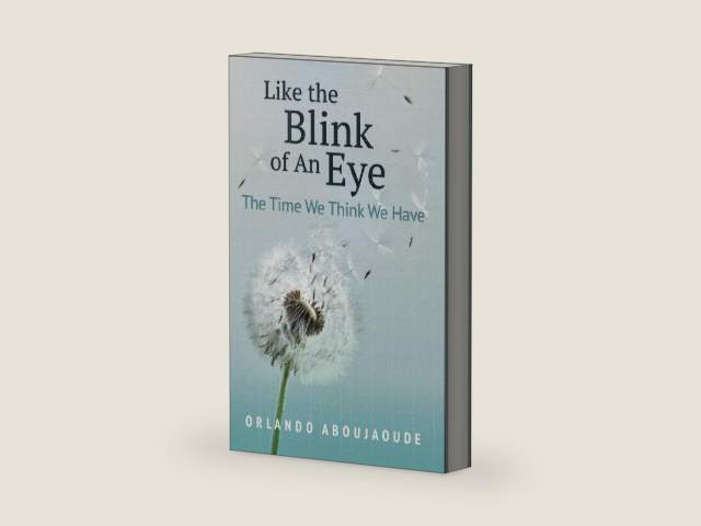 Like The Blink Of An Eye: The Time We Think We Have by Orlando Aboujaoude | barcode:9798312056433 | source:'9798312056433-right-three-quarter.jpg