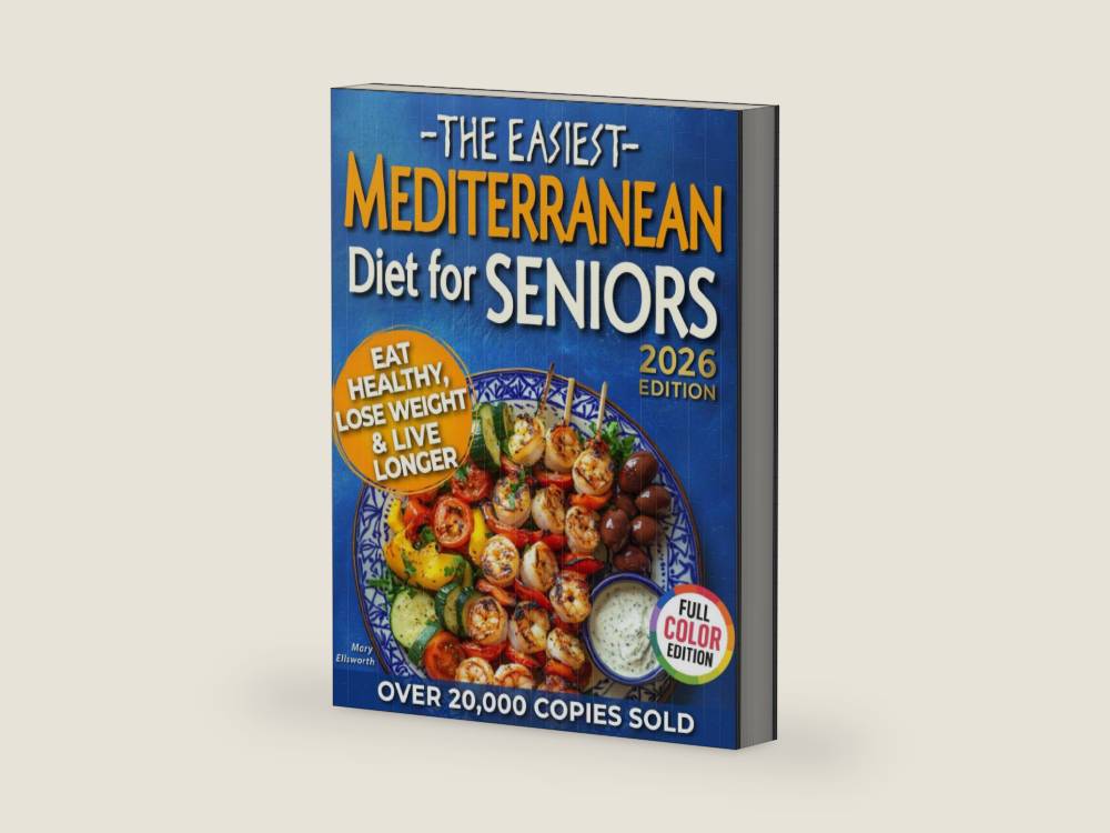 The Easiest Mediterranean Diet Cookbook for Seniors: A Complete Evidence-Based Guide to Healthy Eating, Weight Management, and Longevity | Delicious ... 60 (The Easiest Healthy Diets for Seniors) by Mary Ellsworth | barcode:9798313721309 | source:'9798313721309-right-three-quarter.jpg