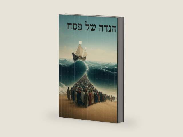 Pesach Haggadah - הגדה של פסח (Hebrew Edition) by Elda Cohen | barcode:9798316140749 | source:'9798316140749-right-three-quarter.jpg