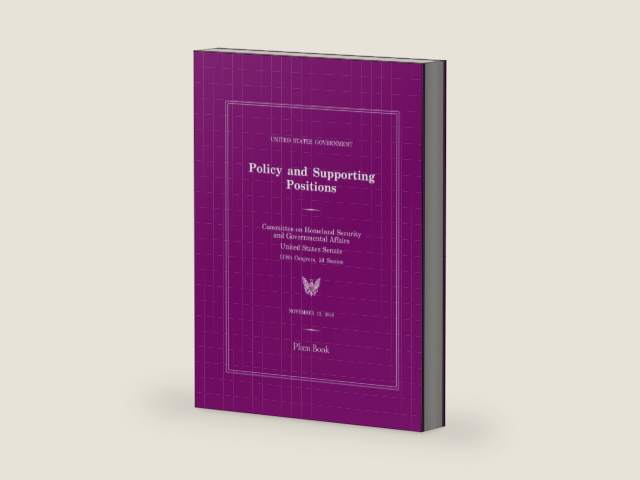 United States Government Policy and Supporting Positions: Plum Book 2008 by US Congress | barcode:9798317431914 | source:'9798317431914-right-three-quarter.jpg