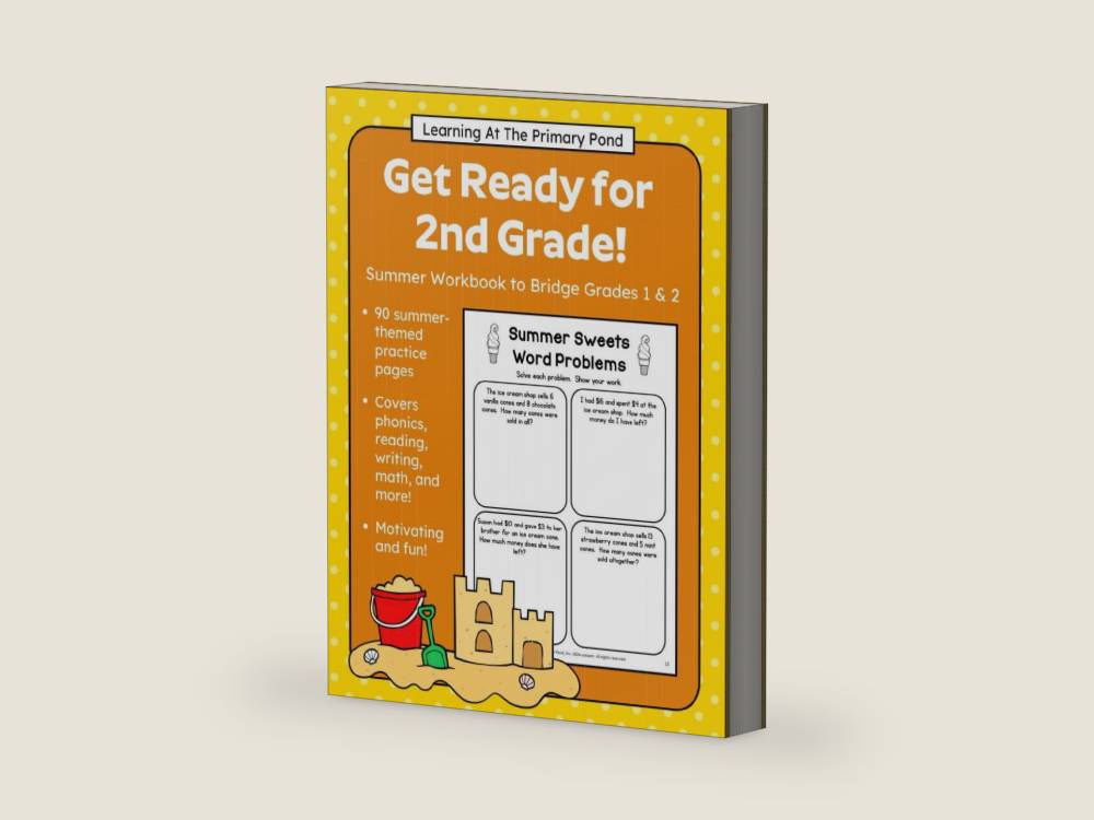 Get Ready for 2nd Grade! Summer Workbook Second Grade: Bridge Activities Workbook Grade 1 to Grade 2, for kids ages 6-8 by Alison Ryan | barcode:9798323323241 | source:'9798323323241-right-three-quarter.jpg