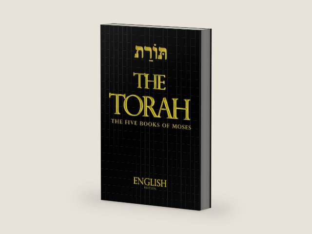 The Torah or Jewish Written Law in English : consists of the five books of the Hebrew Bible or Tanakh traditionally thought to have been composed by ... (Talmud) is known as the Pentateuch by Moses | barcode:9798324600525 | source:'9798324600525-right-three-quarter.jpg