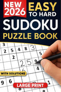 Sudoku Puzzles for Adults: A Book with Two Puzzles per Page From Easy to Hard with Full Solutions (Large Print Soduku Books for adults) by Kacs Services | barcode:9798328997034 | source:'9798328997034.jpg