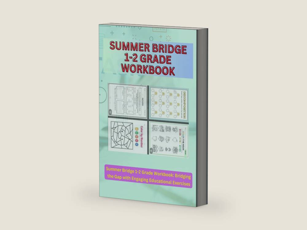 Summer Bridge 1-2 Grade Workbook: Engaging Exercises and Activities to Prepare Your Child for the Next School Year, Fun and Educational Activities to Keep Young Minds Sharp During Summer Break by Mr Tom Cooke | barcode:9798329373226 | source:'9798329373226-right-three-quarter.jpg