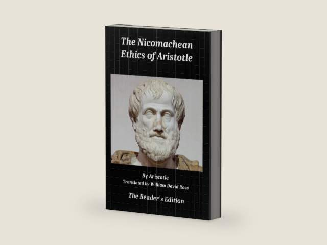 The Nicomachean Ethics of Aristotle by William David Ross | barcode:9798329584233 | source:'9798329584233-right-three-quarter.jpg