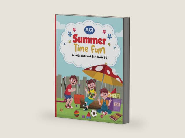 Summer Time Fun Activity Workbook For Grade 1-2: Activity Book For Early Learners | Mathematics, English, Science, Logic, And Arts| Educational Fun Activities And Exercises by AGI Publishers | barcode:9798333877123 | source:'9798333877123-right-three-quarter.jpg