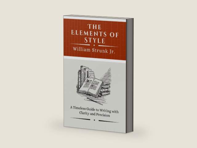 The Elements of Style: A Timeless Guide to Writing with Clarity and Precision; Fourth Edition (Annotated) by William Strunk Jr. | barcode:9798336534887 | source:'9798336534887-right-three-quarter.jpg