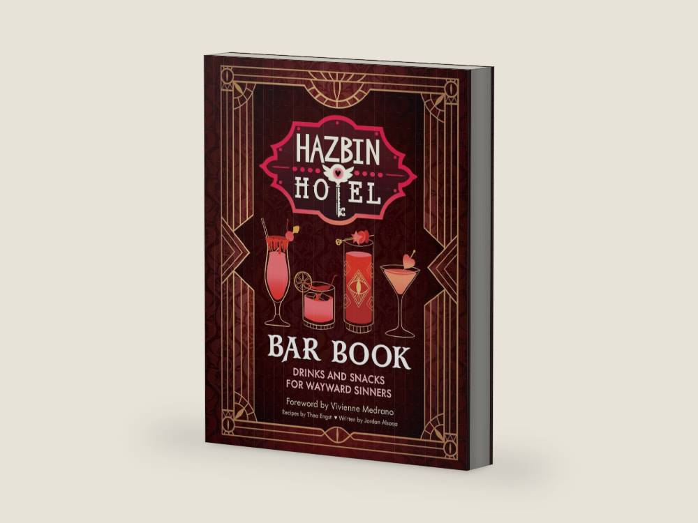The Hazbin Hotel Bar Book: Drinks and Snacks for Wayward Sinners by Thea Engst | barcode:9798337402635 | source:'9798337402635-right-three-quarter.jpg