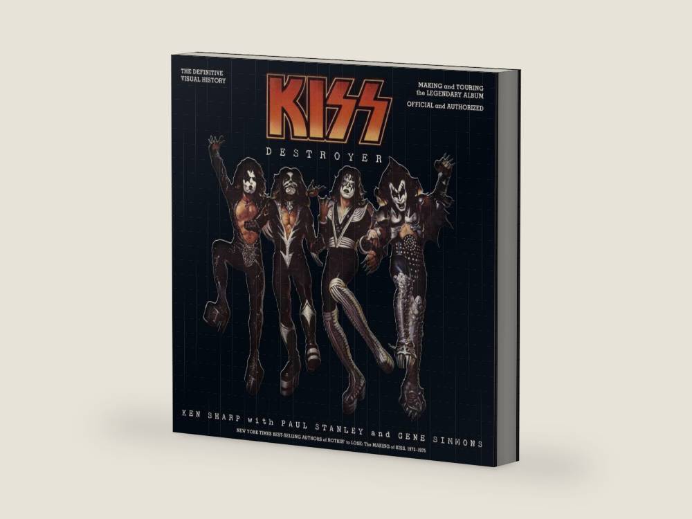 KISS Destroyer: The Definitive Visual History: Making and Touring the Legendary Album, Official and Authorized by Ken Sharp | barcode:9798337402789 | source:'9798337402789-right-three-quarter.jpg