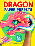 Dragon Paper Puppets: 12 puppet templates to color & create (Happythought craft workbooks) by Ellen Deakin | barcode:9798338793268 | source:'9798338793268.jpg