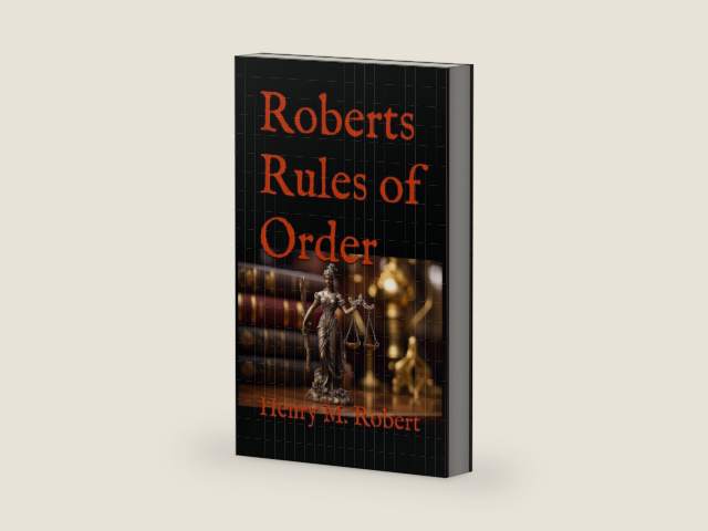 Roberts Rules of Order: Pocket Manual of Rules of Order by Henry M. Robert | barcode:9798339153894 | source:'9798339153894-right-three-quarter.jpg