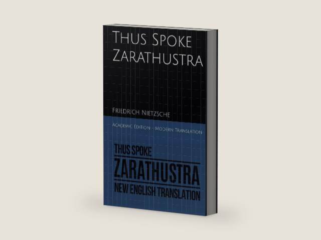 Thus Spoke Zarathustra: New English Translation by Friedrich Nietzsche | barcode:9798340098764 | source:'9798340098764-right-three-quarter.jpg
