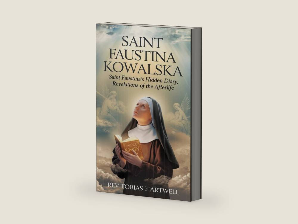 SAINT FAUSTINA KOWALSKA: Saint Faustina’s Hidden Diary, Revelations Of The Afterlife by REV TOBIAS HARTWELL | barcode:9798340706645 | source:'9798340706645-right-three-quarter.jpg