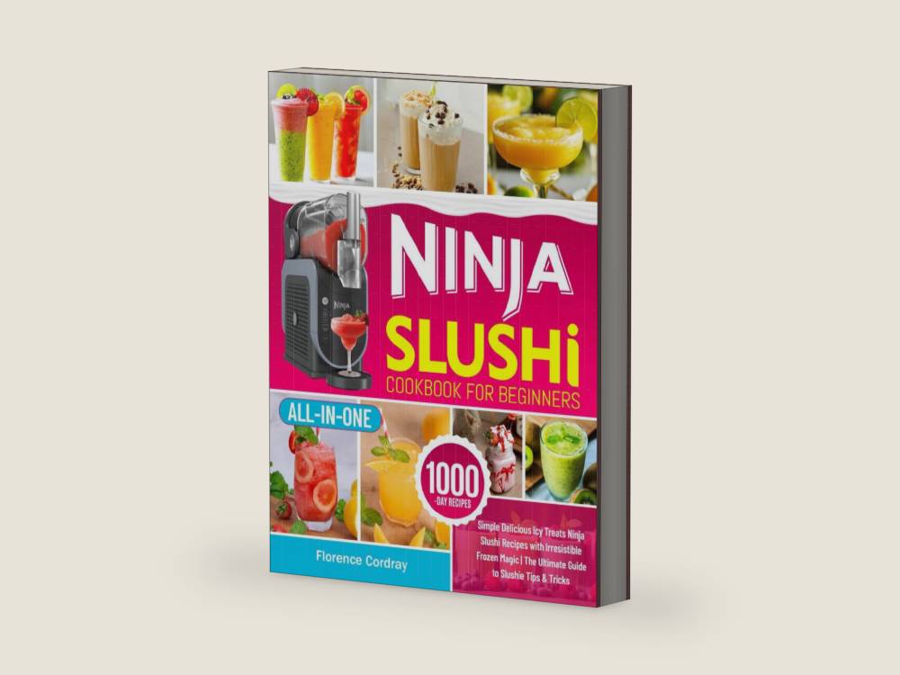 Ninja Slushi Cookbook for Beginners: Simple Delicious Icy Treats Ninja Slushi Recipes with Irresistible Frozen Magic | The Ultimate Guide to Slushie Tips & Tricks by Florence Cordray | barcode:9798340781581 | source:'9798340781581-right-three-quarter.jpg