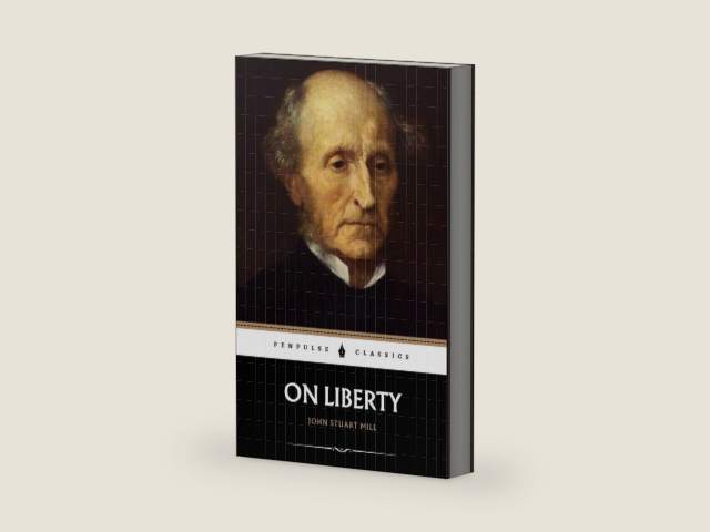 On Liberty: The 1859 Political Philosophy Classic by John Stuart Mill | barcode:9798341149489 | source:'9798341149489-right-three-quarter.jpg