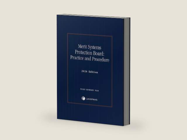 Merit Systems Protection Board: Practice and Procedure 2026 Edition [LATEST EDITION] by Allen A. Shoikhetbrod | barcode:9798341703353 | source:'9798341703353-right-three-quarter.jpg