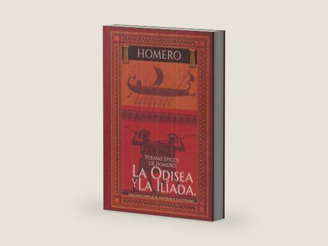 Poemas épicos de Homero: La Odisea y La Ilíada. (Edición completa anotada e ilustrada) (Spanish Edition) by HOMERO | barcode:9798355316051 | source:'9798355316051-right-three-quarter.jpg