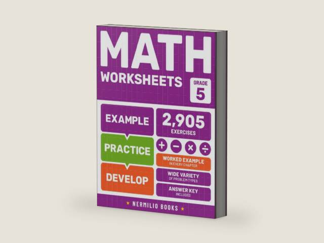 5th Grade Math Worksheets: Addition, Subtraction, Multiplication, and Division Timed Tests for Kids Ages 9-11 (Nermilio Grade 5 Math Series) by Nermilio Books | barcode:9798361189113 | source:'9798361189113-right-three-quarter.jpg