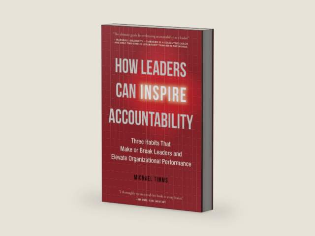How Leaders Can Inspire Accountability: Three Habits That Make or Break Leaders and Elevate Organizational Performance by Michael Timms | barcode:9798365706767 | source:'9798365706767-right-three-quarter.jpg