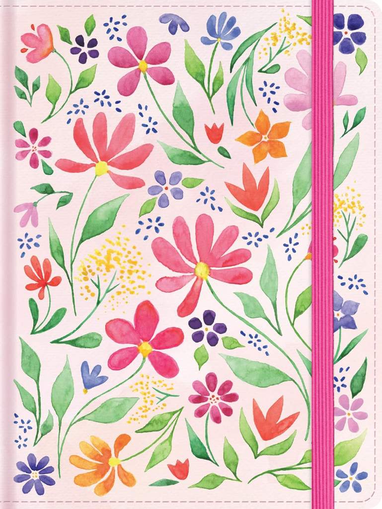 RVR 1960 Biblia de apuntes tamaño personal, floreada, tela impresa / RVR 1960 Personal size Note taking Bible Floral, cloth over boards (Spanish Edition) by B&H Español Editorial Staff | barcode:9798384500407 | source:'9798384500407.jpg