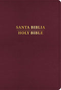 RVR 1960/KJV Biblia bilingüe letra grande, borgoña imitación piel, con índice (2024 ed.) / RVR 1960/KJV Large Print Bilingual Bible Burgundy Imitation Leather Indexed (2024 Edition) (Spanish Edition) by B&H Español Editorial Staff | barcode:9798384500544 | source:'9798384500544.jpg