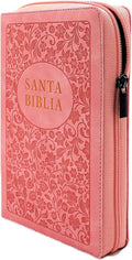 Biblia para Mujeres Reina Valera 1960 Letra Grande de 12 Puntos Tamano Manual con Cierre y Indice Semil Piel Rosada Edicion Limitada Mas la Palabra del Dios permanece (Spanish Edition) by Reina Valera 1960 | barcode:9798384508335 | source:'9798384508335.jpg