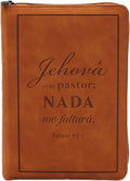 Biblia Reina Valera 1960 Letra Grande, con Cierre, Indice, tamano manual, foro en senti cuero color caramelo "Jehova es mi Pastor" RVR 1960 Large ... Spanish, brown with zipper (Spanish Edition) by Cipriano de Valera Casiodoro de Reina | barcode:9798384508380 | source:'9798384508380.jpg