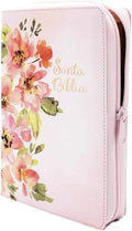 Santa Biblia Reina Valera 1960 Letra Grande 12 puntos tamaño manual con Cierre Indice Semil piel en color rosa y diseno Jardin (Spanish Edition) by Reina Valera 1960 | barcode:9798384510741 | source:'9798384510741.jpg