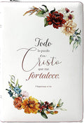 Biblia Reina Valera 1960 de estudio para mujer Arcoiris con Cierre Indice en color blanco con flores Edicion Especial Todo lo puedo en Cristo que me ... Biblia Coleccion Celestial (Spanish Edition) by Casiodoro de Reina | barcode:9798384524267 | source:'9798384524267.jpg
