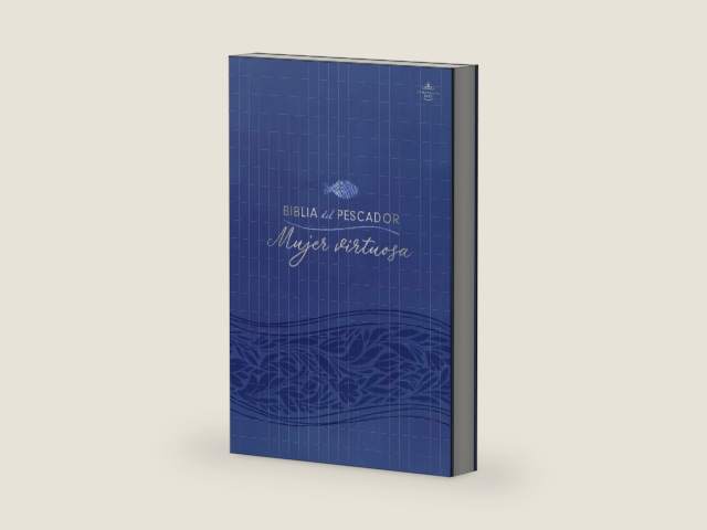 RVR 1960 Biblia del pescador, Mujer virtuosa, multicolor, tapa dura (RVR 1960 Fisher of Men bible, Virtuous Woman, multicolor, hard cover) (Spanish Edition) by B&H Español Editorial Staff | barcode:9798384526018 | source:'9798384526018-right-three-quarter.jpg