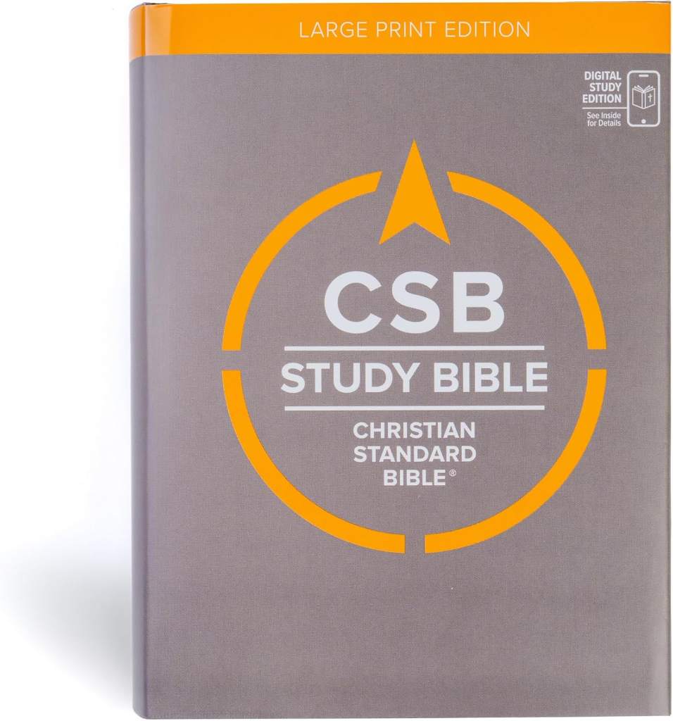 CSB Study Bible, Large Print, Digital Study Edition, Hardcover, Red Letter, Study Notes, Articles, Word Studies, Illustrations, Outlines, Timelines, Easy-to-Read Bible Serif Type by CSB Bibles by Holman | barcode:9798384526223 | source:'9798384526223.jpg