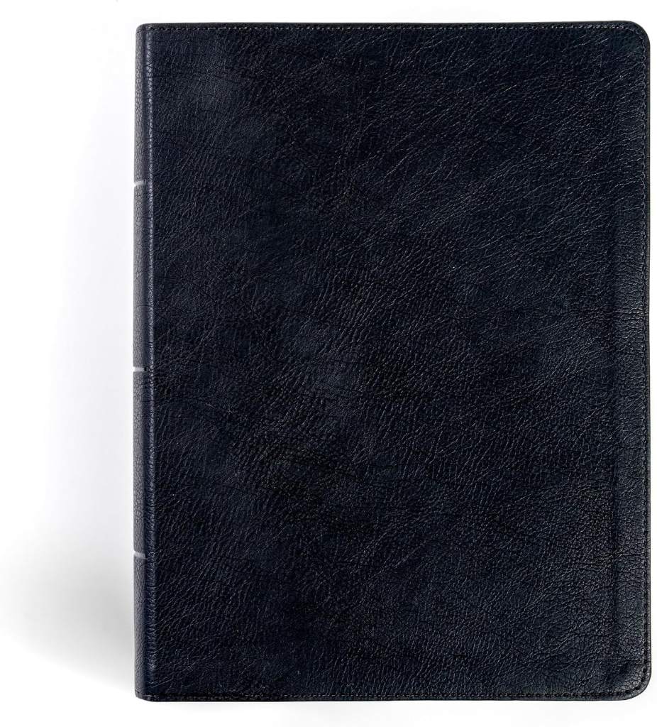 CSB Study Bible, Large Print, Digital Study Edition, Black LeatherTouch, Indexed, Red Letter, Study Notes, Articles, Word Studies, Illustrations, Outlines, Timelines, Easy-to-Read Bible Serif Type by CSB Bibles by Holman | barcode:9798384533504 | source:'9798384533504.jpg