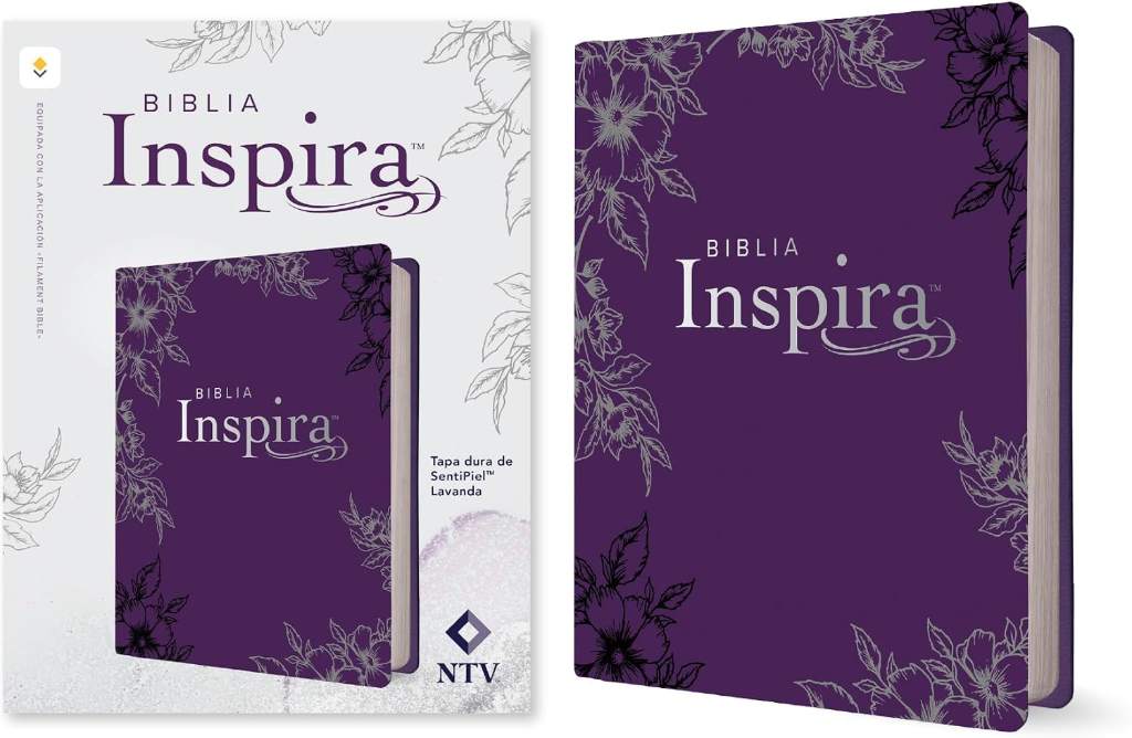 Biblia Inspira NTV con Filament (Tapa dura de SentiPiel, Lavanda) (Spanish Edition) by Tyndale | barcode:9798400509537 | source:'9798400509537.jpg