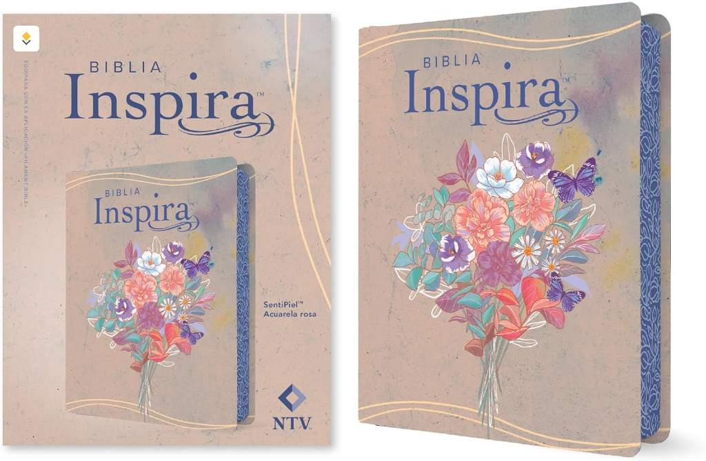 Biblia Inspira NTV con Filament (SentiPiel, Acuarela rosa) (Spanish Edition) by Tyndale | barcode:9798400509551 | source:'9798400509551.jpg