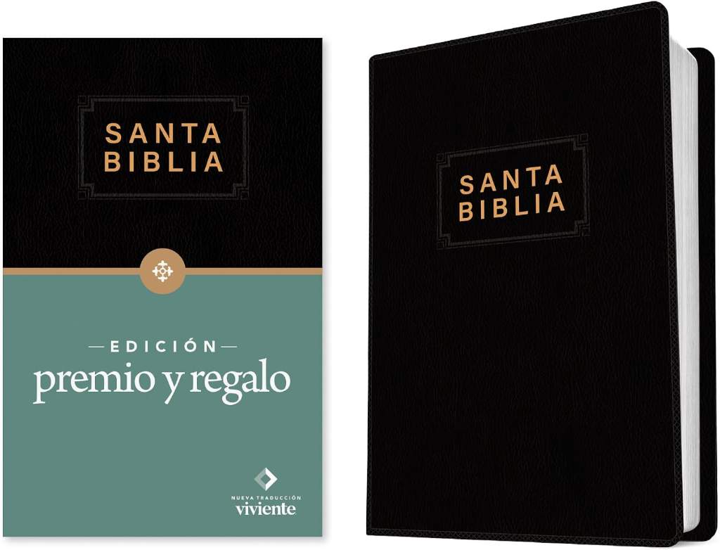 Santa Biblia NTV, Edición premio y regalo (ViniPiel, Negro, Letra Roja) (Spanish Edition) by Tyndale | barcode:9798400510229 | source:'9798400510229.jpg