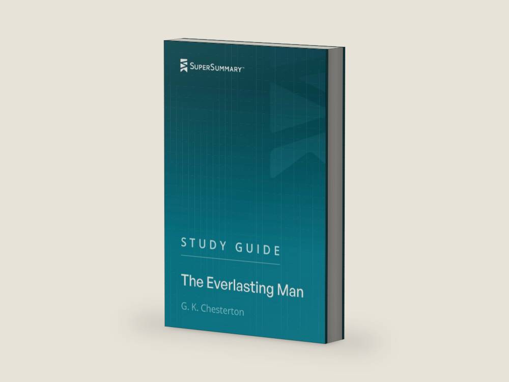 Study Guide: The Everlasting Man by G. K. Chesterton (SuperSummary) by SuperSummary | barcode:9798436635941 | source:'9798436635941-right-three-quarter.jpg