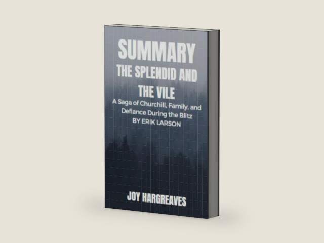 Summary of The Splendid and the Vile: A Saga of Churchill, Family, and Defiance During the Blitz by Erik Larson by Joy Hargreaves | barcode:9798440916258 | source:'9798440916258-right-three-quarter.jpg