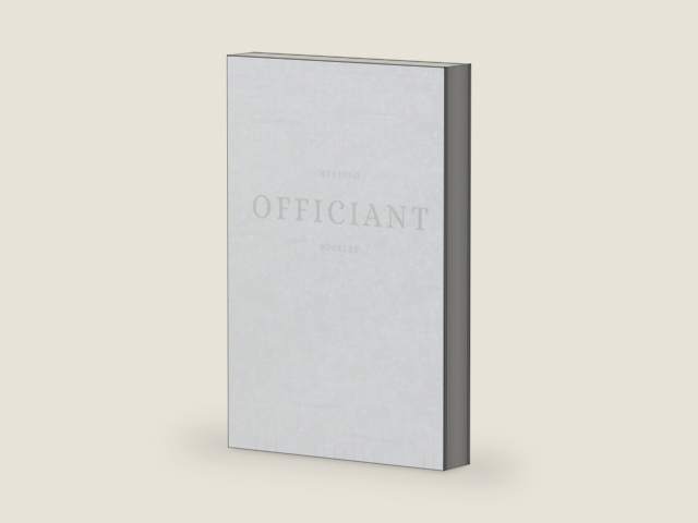 Wedding Officiant Booklet: Ivory Wedding Ceremony Journal for Pastors, Preachers, Ministers Speeches, Sermons & Notes by Winona May | barcode:9798491161638 | source:'9798491161638-right-three-quarter.jpg