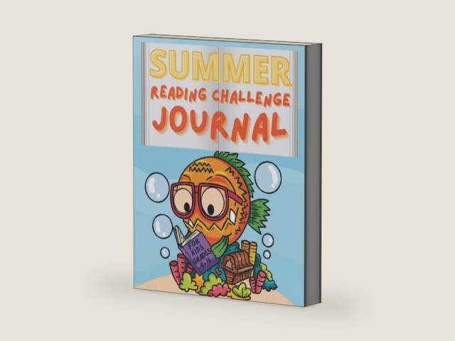 Summer Reading Challenge Journal for Kids Grades 1-4: Summer Learning Workbook to Help Prevent Summer Slide and Encourage Summer Reading for Grade 1, ... 3 and Older Reluctant Readers and Writers by Creative Heart Press | barcode:9798516813627 | source:'9798516813627-right-three-quarter.jpg