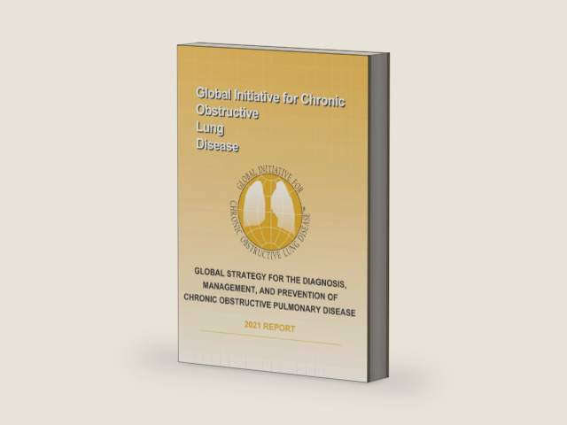 Global Strategy for the Diagnosis, Management, and Prevention of Chronic Obstructive Pulmonary Disease 2021 Report by GOLD | barcode:9798575109600 | source:'9798575109600-right-three-quarter.jpg