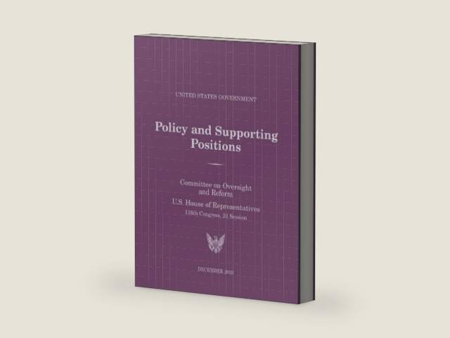 United States Government Policy and Supporting Positions: Plum Book 2020 by US Congress | barcode:9798597421865 | source:'9798597421865-right-three-quarter.jpg
