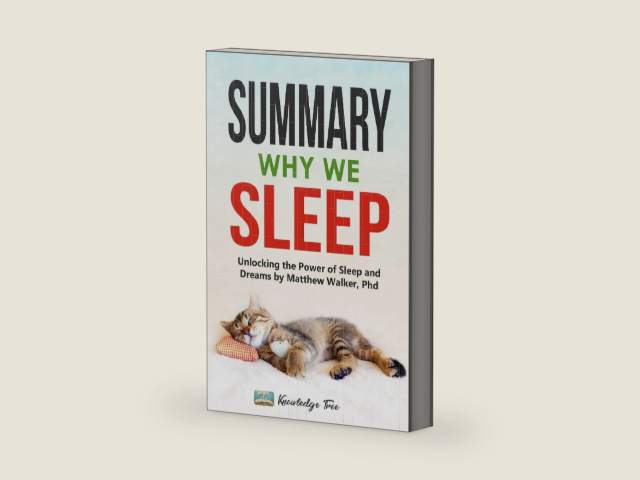 Summary: Why We Sleep: Unlocking the Power of Sleep and Dreams By Matthew Walker, Phd by Knowledge Tree | barcode:9798669781507 | source:'9798669781507-right-three-quarter.jpg